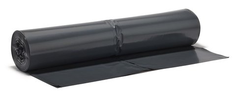 Refuse sacks extra strong, black/grey,, LDPE, 120 l, 700 x 1100 mm, 25 unit(s)
