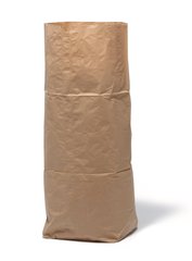Refuse sacks paper, brown, 70 l,, 550 + 230 x 850 mm, 25 unit(s)