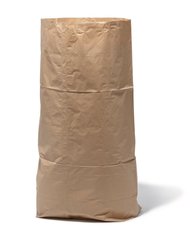 Refuse sacks paper, brown, 120 l,, 700 + 250 x 950 mm, 25 unit(s)