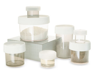 Wide neck containers, PC, clear, closure PP, 60 ml, 4 unit(s)