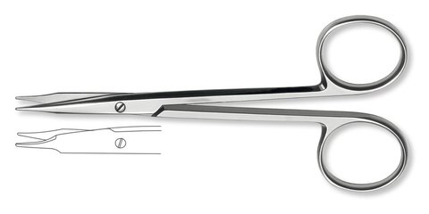 Stevens dissecting scissors, blunt, straight, L 115 mm, 1 unit(s)
