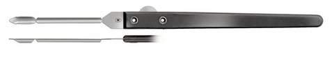 Vibrating spatula, narrow, PTFE-coated, 1 unit(s)