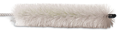 Rotilabo® hose and burette brushes, pig bistles, cap, brush L150, Ø30 mm
