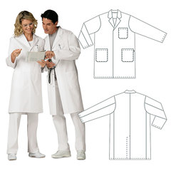 Womens and mens coats UNISEX, 100 %, cotton, with reversible collar, size XS