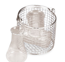 Rotilabo®-sterilization basket, stainless steel, Ø 180 mm, 1 unit(s)
