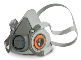 Half respirator mask, 3M 6200, acc. EN 140, M, 1 unit(s)