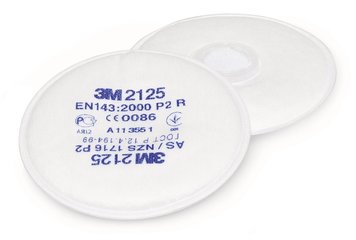 Round particulate filters, 3 M, EN 143, filter P2R, 20 unit(s)