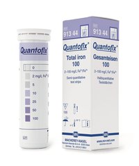Quantofix® test strips, iron 100, L 95 x W 6 mm, 100 unit(s)