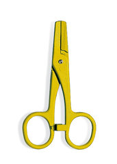 Rotilabo®-clamping scissors, PA, with smooth edges, L 110 mm, 10 unit(s)