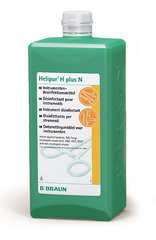 Helipur® H plus N, formaldehyde-free, disinfectant, alcohol-aldehyde base, 1 l