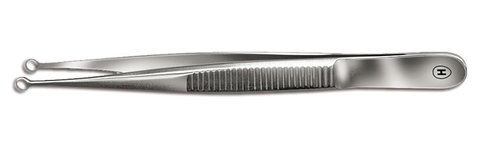 Forceps, inner-Ø 4.8, outer-Ø 6 mm, stainless steel 18/8, length 90 mm