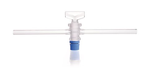 Capillary tap one-way, SBW-gl. cock plug, DURAN®, joint 12.5, pipe-Ø 8mm