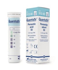 Quantofix® test strips, per acetic acid, L 95 x W 6 mm, 0-5-10-20-30-50