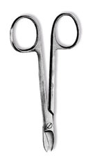 Special shears, BEE-BEE, straight, stainless steel, length 110 mm, 1 unit(s)