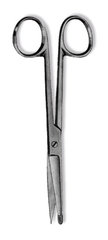 Special shears, KNOWLES, straight, stainless steel, length 140 mm, 1 unit(s)
