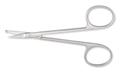 Microscopy scissors, stainless steel, L 115 mm, 1 unit(s)