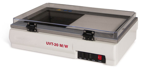 UV-transilluminator, UVT-20 M/W, 312 nm/white, 6 x 8 W/3 x 6 W, 100/75 %