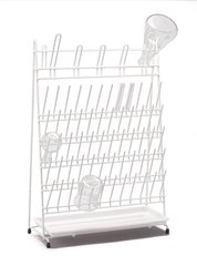 Rotilabo®-drying rack, PE, 60 pins / 5 arched pins, H 610 mm, 1 unit(s)
