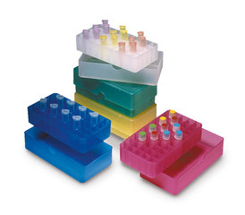 Rotilabo®-cryo storage box, PP, green, 50 holes (5 x 10), 1 unit(s)