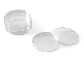 Petri dishes, PS, gamma-sterilized, without ventilating cam, Ø 55 mm, H 15mm