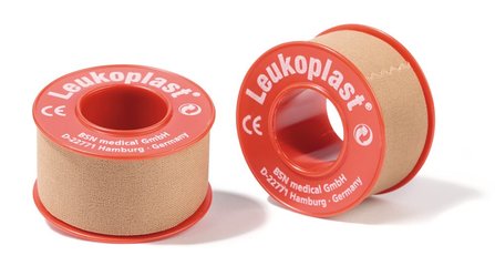Leukoplast®-adhesive plasters, 5 m roll, W 1.25 cm, 3 roll(s)