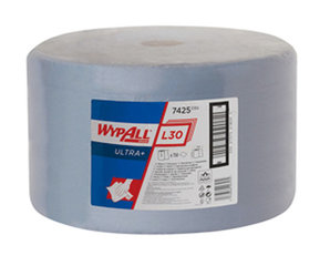 Wypall® L30 ULTRA+,, 3-ply, blue, Towel size 370 x 380 mm, 1 unit(s)