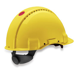Hard hat with Uvicator(TM)-sensor, yellow, 1 unit(s)