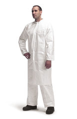 TYVEK® 500 lab coat, size XL, With press studs, without pockets, 50 unit(s)
