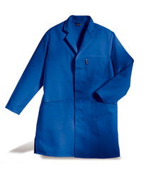 Men's work coat, cornflow. blue, s.40/42, 65% polyester, 35% cotton