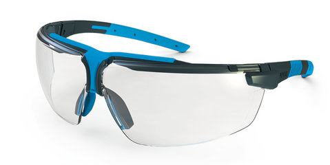 i-3 UV safety glasses, UVEX, EN 166, EN 170, anthracite/blue, clear, 1 unit(s)