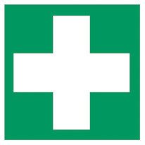 First aid and rescue signs acc. to ISO 7010 Adhesive film, First aid