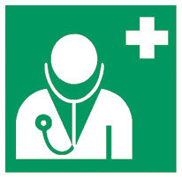 Firs-aid and emergency signs acc. to, Doctor, 1 unit(s)