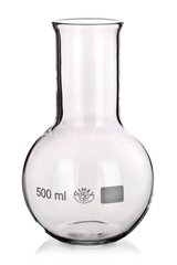 Rotilabo®-flat bottom flask, 2000 ml, wide neck, heavy duty rim, H 250 mm