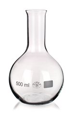 Rotilabo®-flat bottom flask, 2000 ml, narrow neck, heavy duty rim, H 250 mm
