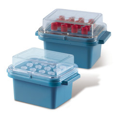 Cool. box and lid made of PC, gel-filled, for 32 vials 0.5-2 ml, 1 unit(s)