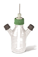 Triple neck culture bottle, 50 ml, thread, side necks GL 14, 1 unit(s)