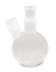 Double neck flasks, PFA, 100 ml, NS 29/32, side neck NS 14/23, 1 unit(s)