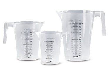 Measuring beaker, PP, stackable, 3000 ml, 1 unit(s)