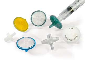 Rotilabo®-syringe filt., PTFE, unsterile, pore size 5.0 µm, nominal-Ø 25 mm