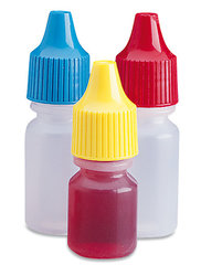 Dropping bottles, LDPE, 8 ml, colour-coded lids, 25 unit(s)