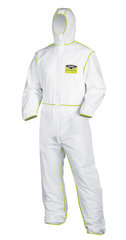 disposable overall uvex 9877, Typ 5/6, white/lime, size XXL, 1 unit(s)