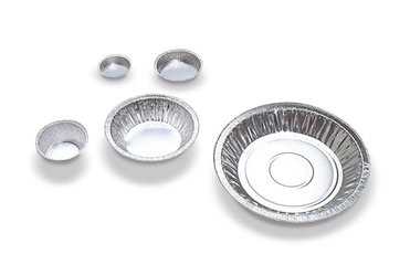 Rotilabo®-all-purpose aluminium trays, 75 ml, Ø 62 mm, 100 unit(s)
