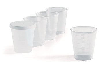 Sample beakers, PP, 30 ml, natural, 3750 unit(s)