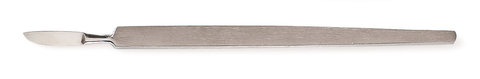 Scalpel, made of chrome steel 1.4021, Length 125 mm, round tip, 1 unit(s)