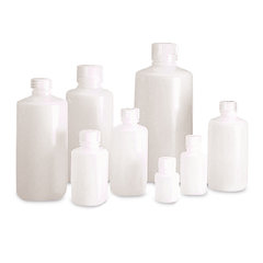 Narrow neck bottles, HDPE, leakproof,  60 ml, 12 unit(s)