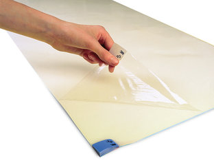 Nomad (TM) adhesive mat for fine dust, W 450 x L 1150 mm, 40 layers/mat
