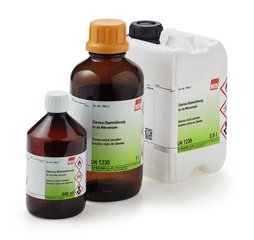 Giemsa stock solution, for microscopy, 500 ml, plastic