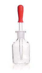 Dropper bottles, soda-lime glass, clear glass, 50 ml, 10 unit(s)