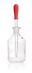 Dropper bottles, soda-lime glass, clear glass, 100 ml, 10 unit(s)