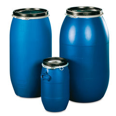 Rotilabo®-UN-wide neck barrel, HDPE, 150 l, 1 unit(s)